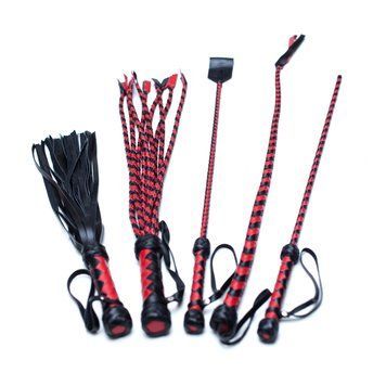 Набір для флагеляції MdB №5 Чорно-червоний 1674802155-black-red фото