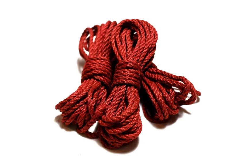 Мотузка для Шибари MdB 8 м Jute Червона, d-6 мм (RD6RED) 1598197517 фото