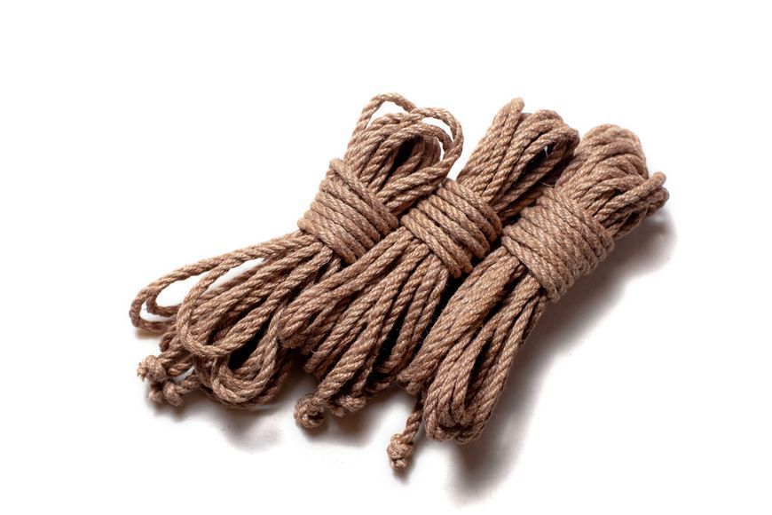 Веревка для Шибары MdB 4 м Jute Натуральный, d-6 мм 1684019623 фото