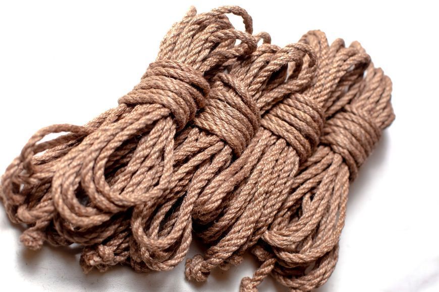 Веревка для Шибары MdB 4 м Jute Натуральный, d-6 мм 1684019623 фото