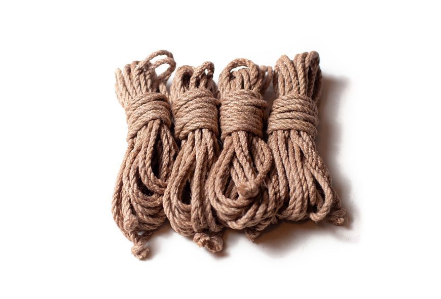 Веревка для Шибары MdB 4 м Jute Натуральный, d-6 мм 1684019623 фото