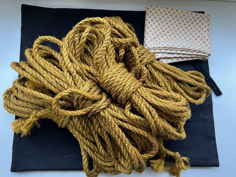 Мотузка для Шибари MdB 4 м Jute Золота, d-6 мм 1684046353 фото