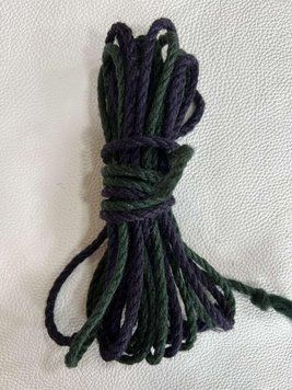 Веревка для Шибары MdB 8 м Jute Сине-зеленая, d-6 мм (CHK-005) 1754206185 фото