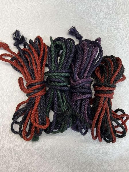 Веревка для Шибары MdB 8 м Jute Черно-красная, d-6 мм (CHK-003) 1754207025 фото